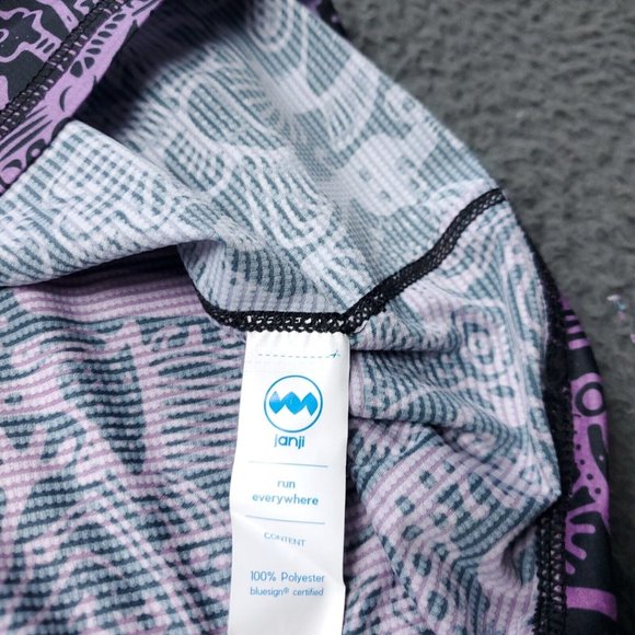 NEW $58 Janji Helio Tech Tank Top Batik Purple Polyester Womens L Large - Picture 7 of 7